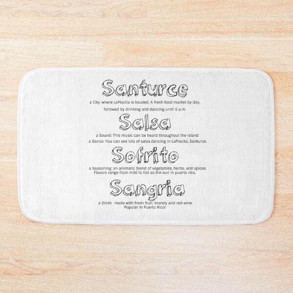 Item preview, SanturceSalsa  - Black on White designed and sold by Cynt Kelly-West.