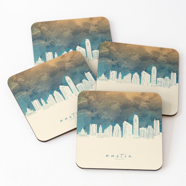 Item preview, austin skyline designed and sold by BekimART2.