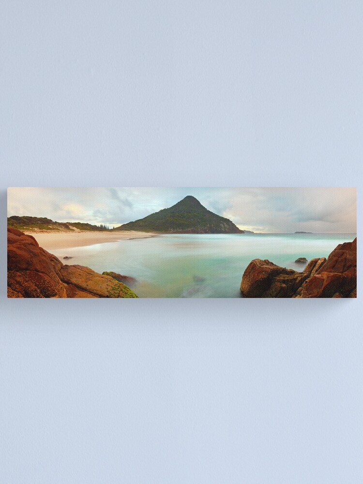 Alternate view of Zenith Beach, Shoal Bay, New South Wales, Australia Canvas Print