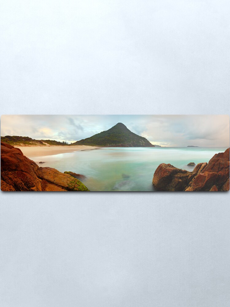 Alternate view of Zenith Beach, Shoal Bay, New South Wales, Australia Metal Print