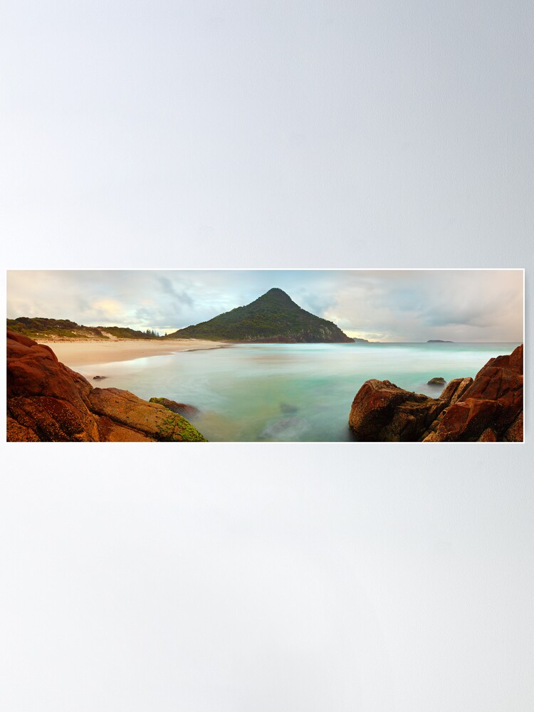 Alternate view of Zenith Beach, Shoal Bay, New South Wales, Australia Poster