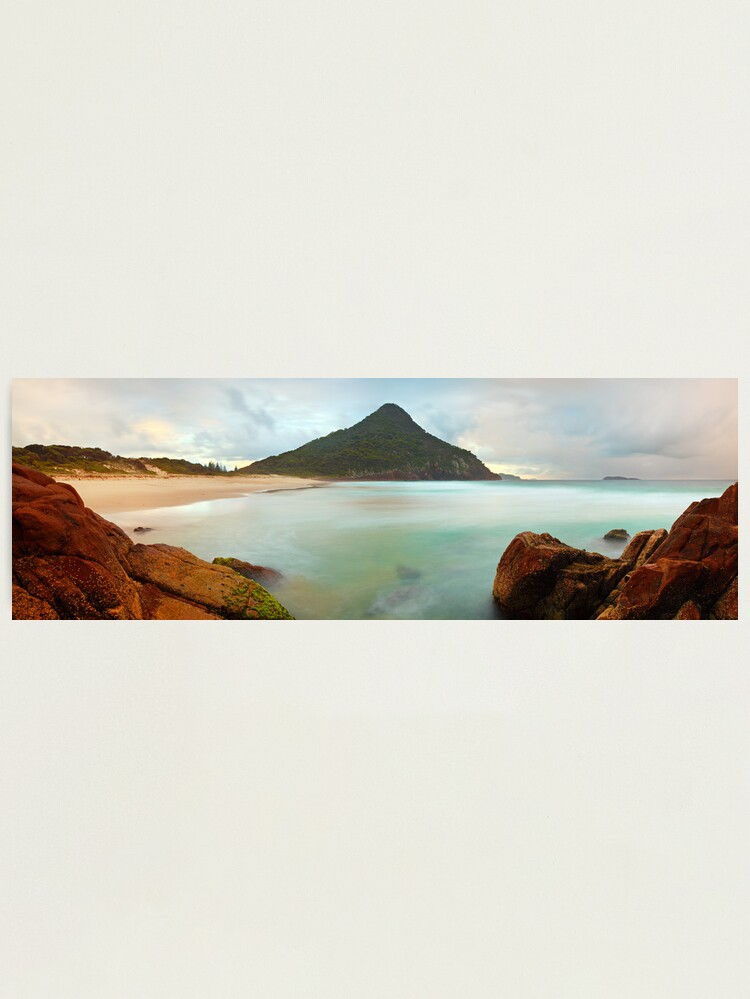 Alternate view of Zenith Beach, Shoal Bay, New South Wales, Australia Photographic Print