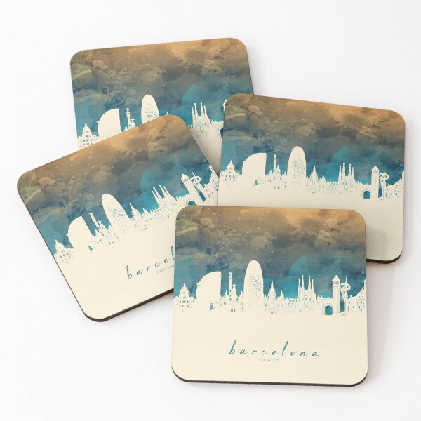 Item preview, barcelona skyline designed and sold by BekimART2.