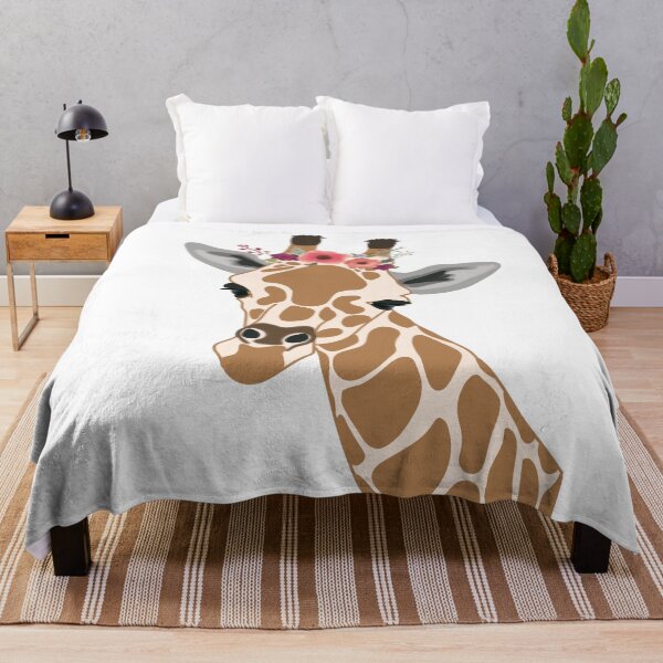 Artikelvorschau, Giraffe mit Blumenkrone entworfen und verkauft von gossorio.