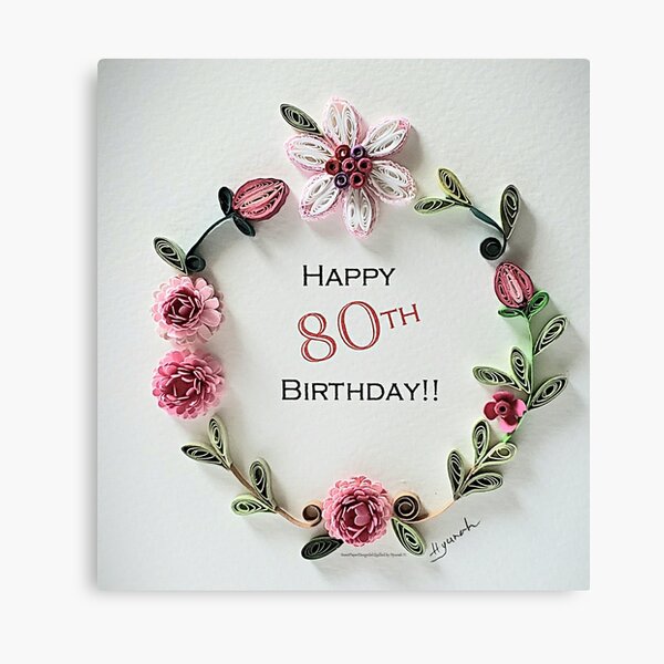 Impressions Sur Toile Sur Le Theme Paper Quilling Redbubble