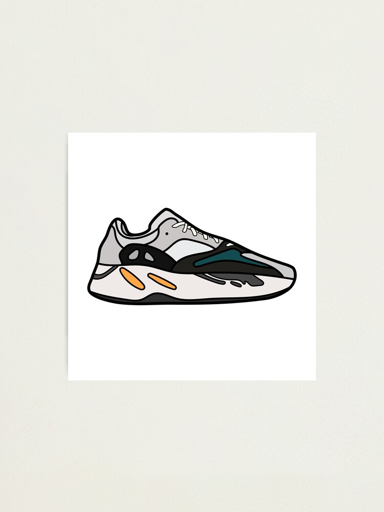 Lámina fotográfica for Sale con la obra «Adidas Yeezy Boost 700