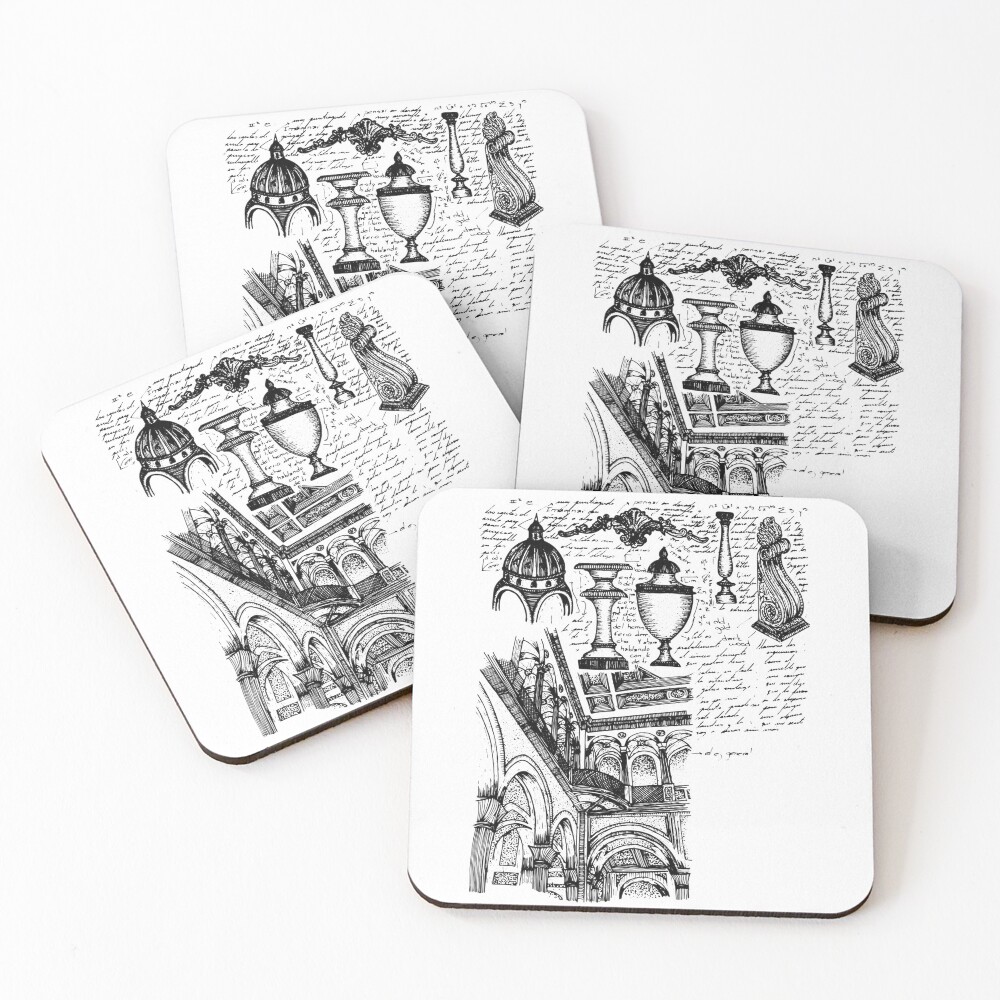 Item preview, Coasters (Set of 4) designed and sold by CheHojas.