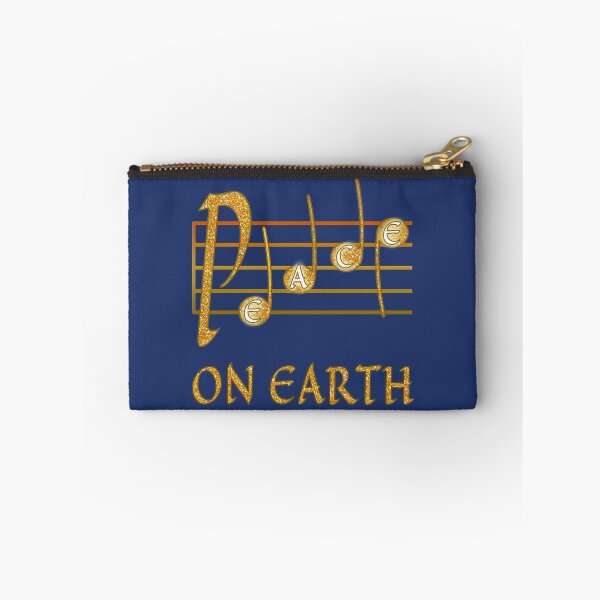 Item preview, Musical Scale Glitter Look Peace on Earth  designed and sold by Greenbaby.
