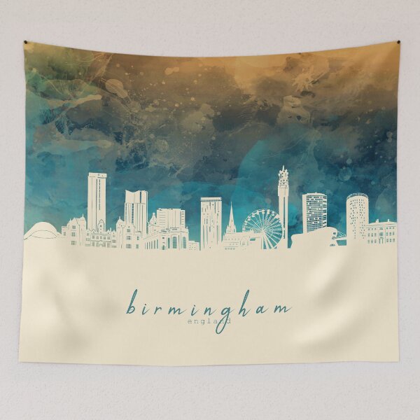 Item preview, birmingham skyline designed and sold by BekimART2.