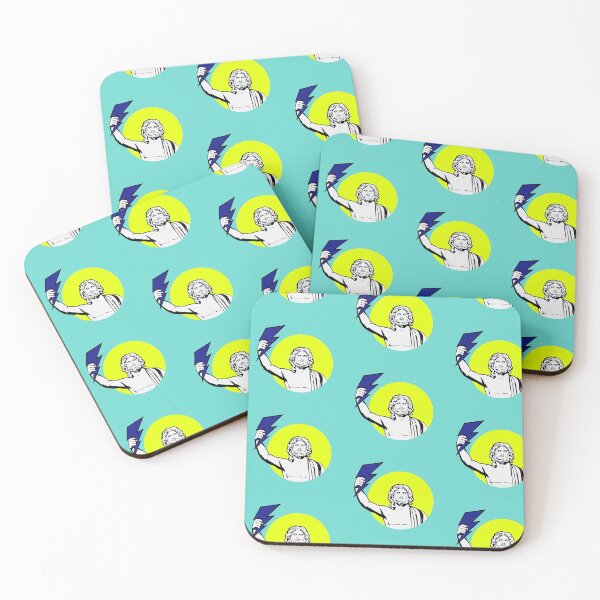 Item preview, Zeus with lightning bolt pop art fun gift designed and sold by Zummi.