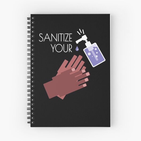 Item preview, Sanitize Your Hands! Wash your hands or use hand sanitizer. Dark skin tone version. designed and sold by GiorgioN.