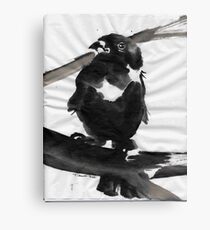 Sumi Bird Canvas Print