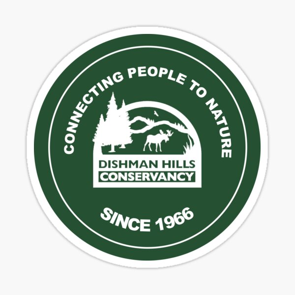 Dishman Hills Conservancy Circle Logo Sticker