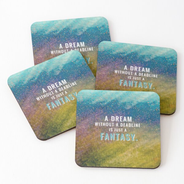 Item preview, Abstract Motivation - A Dream Without a Deadline is just a Fantasy designed and sold by hiunlimit.