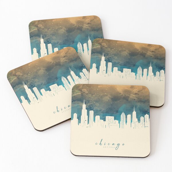 Item preview, chicago skyline designed and sold by BekimART2.