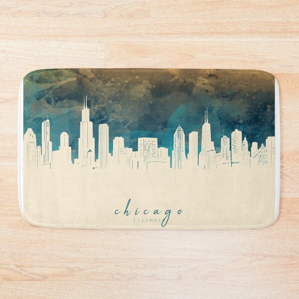 Item preview, chicago skyline designed and sold by BekimART2.