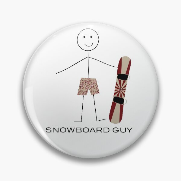 Item preview, Funny Mens Snowboard Guy designed and sold by whyitsme.