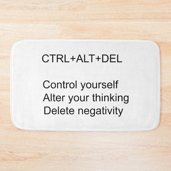 Item preview, control yourself alter you thinking delete negativity designed and sold by motivation4you.