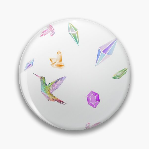 Item preview, Watercolor Jewels in Flight designed and sold by ErinKArtist.