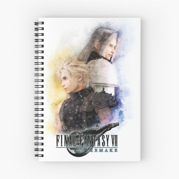 Item preview, Watercolor portrait of Cloud Strife and Sephiroth designed and sold by PetsArt.