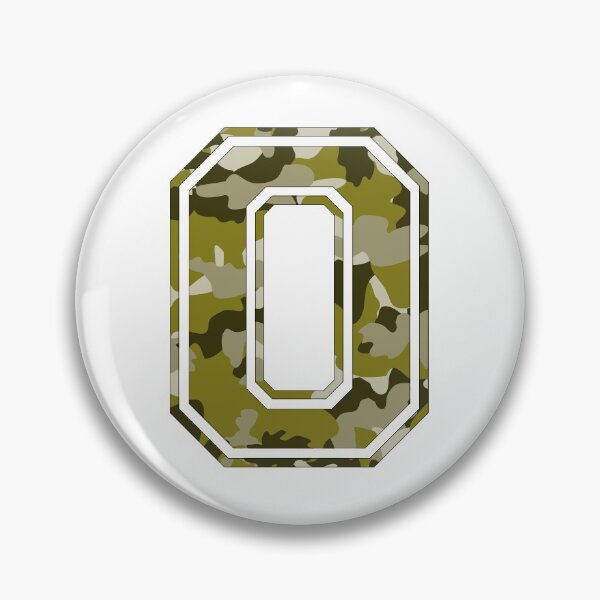 Item preview, Team Sports Uniform Number #0 - Camouflage designed and sold by RiplMedia.