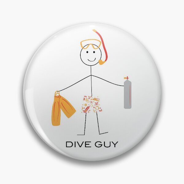 Artikelvorschau, Funny Mens Dive Guy für Taucher entworfen und verkauft von whyitsme.