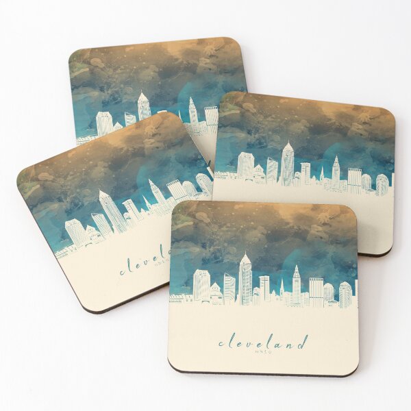Item preview, cleveland skyline designed and sold by BekimART2.