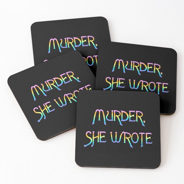 Item preview, Murder She Wrote Tshirt Rainbow Black designed and sold by feefifo.