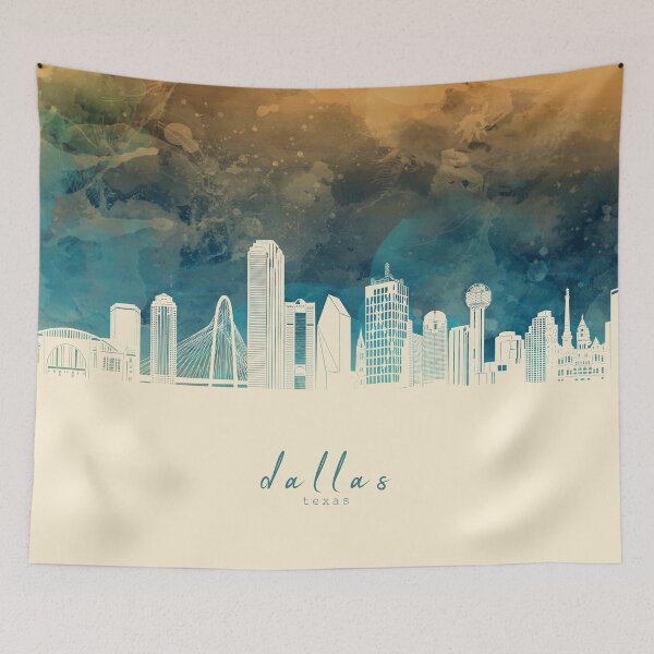 Item preview, dallas skyline designed and sold by BekimART2.