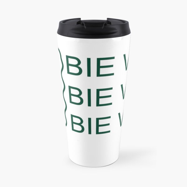 Doobie Vibes Logo Green Wavy Travel Mug