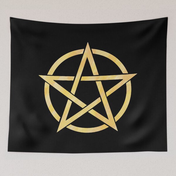 Item preview, Celtic Pentagram - Black Background designed and sold by NYXFN.