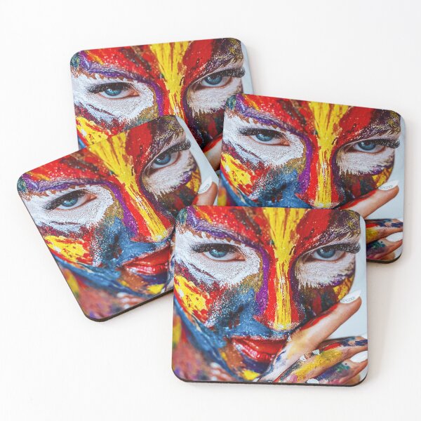 Item preview, Colorful Face Paint  designed and sold by IslandArt.