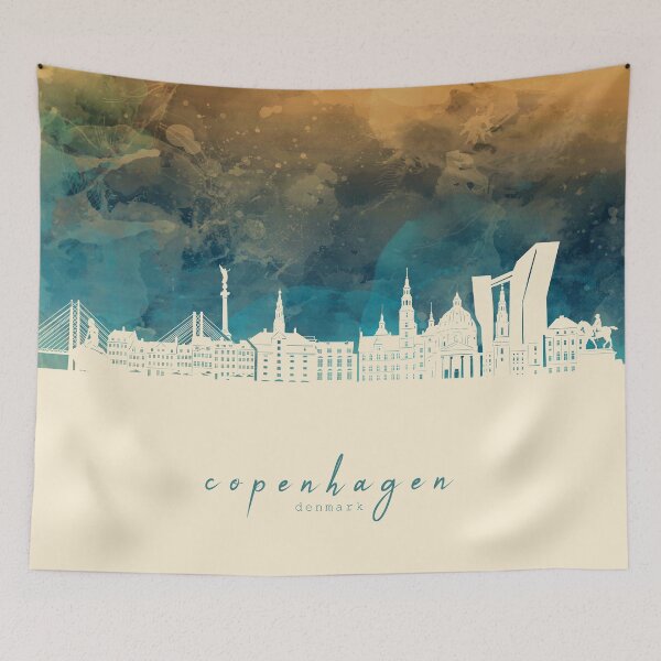 Item preview, copenhagen skyline designed and sold by BekimART2.