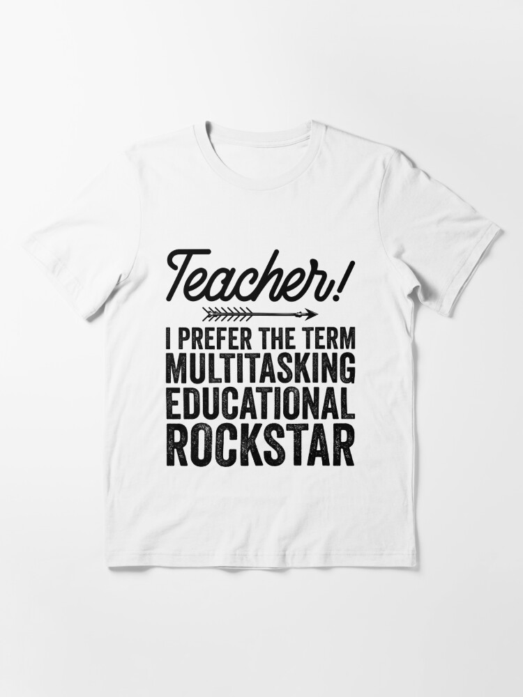 T-shirt donna Definizione di Insegnante: rockstar del multitasking! Idea  regalo per professoressa o maestra!