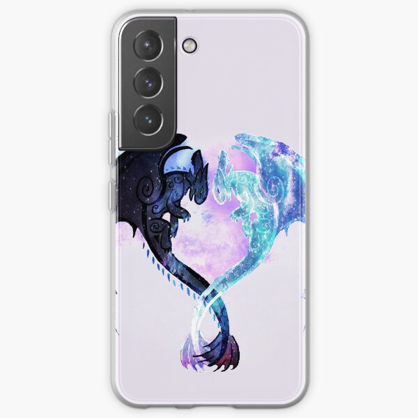 Dragon Heart Toothless and Light Fury Samsung Galaxy Soft Case