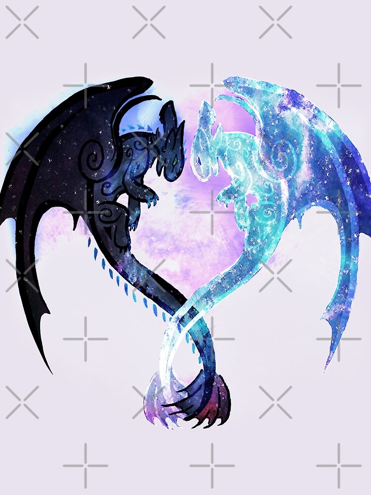 Dragon Heart Toothless and Light Fury by Unicornarama