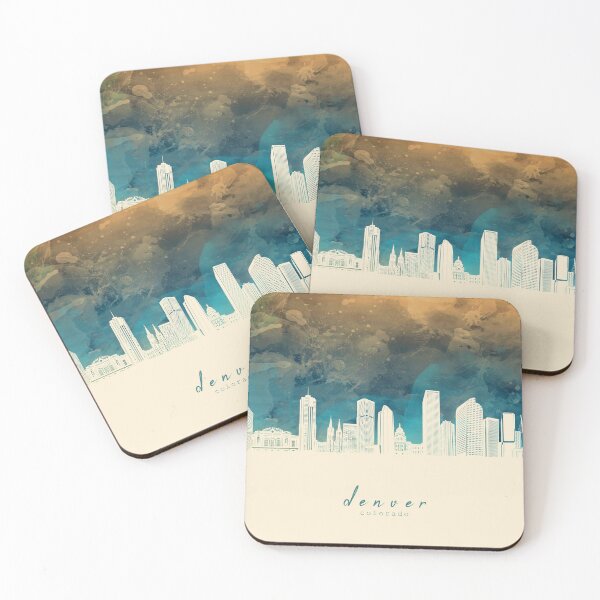 Artikelvorschau, Denver Skyline entworfen und verkauft von BekimART2.