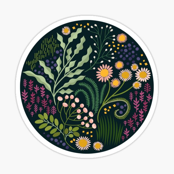 Wild Grasses Sticker