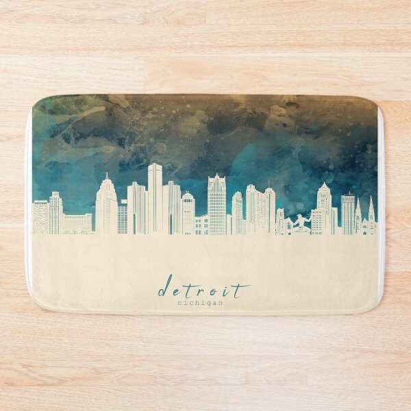 Item preview, detroit skyline designed and sold by BekimART2.