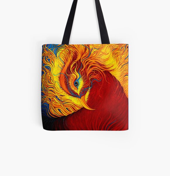 Phoenix Rising All Over Print Tote Bag