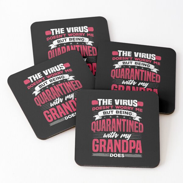 Item preview, Being in Quarantine with my Grandpa Worries Me Stay at Home Quarantined Joke Gift designed and sold by Maljonic.