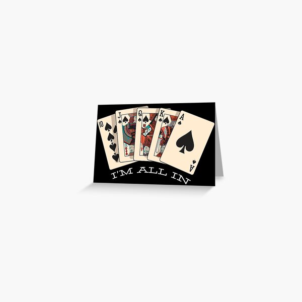 Welcome To Las Vegas Nevada America Royal Flush Poker Playing Card