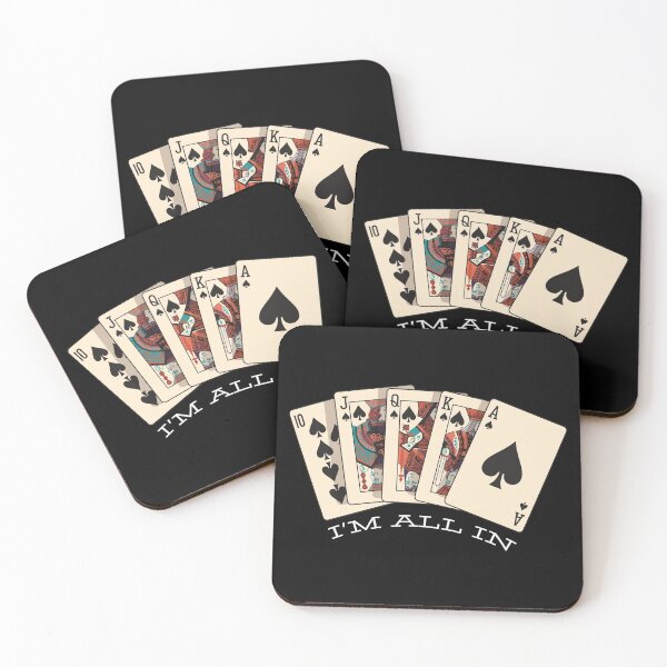 Item preview, I'm All In - Royal Flush - Poker designed and sold by hovmedia.