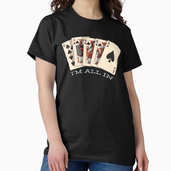 Item preview, I'm All In - Royal Flush - Poker designed and sold by hovmedia.