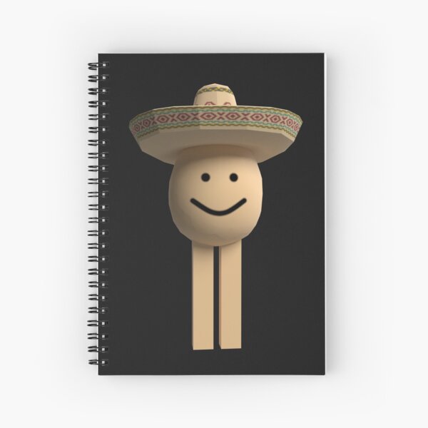 Roblox Hat Spiral Notebooks Redbubble - roblox ugliest hat