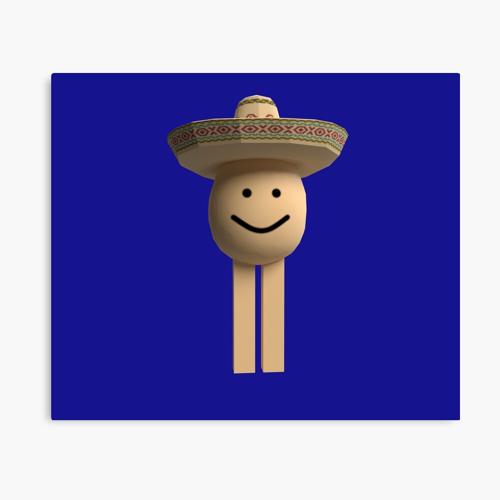 Lamina Fotografica Huevo Roblox Con Piernas Meme De Smoothnoob Redbubble - sombrero mexicano roblox