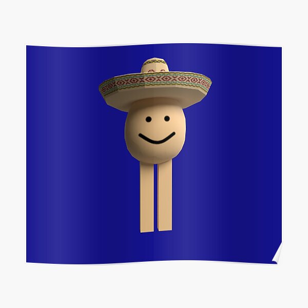 Roblox Funny Poco Loco Egg With Legs Meme Poster By Smoothnoob Redbubble - roblox added custom hats