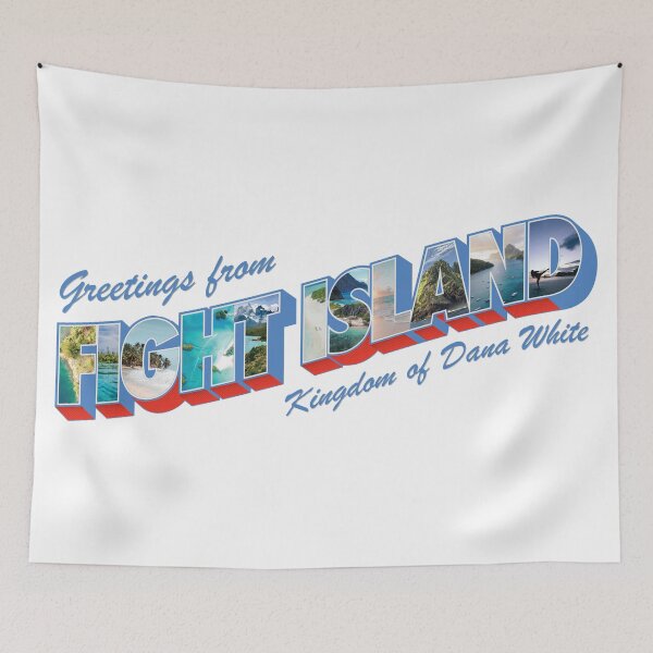 Item preview, Greetings from UFC FIGHT ISLAND designed and sold by Lowkey Fortnite Tees.
