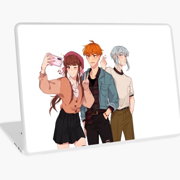 fruits basket trio Laptop Skin