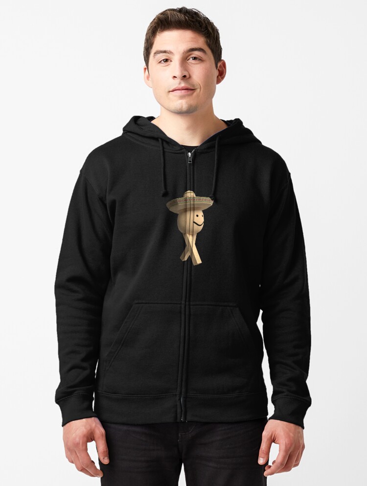 Roblox Poco Loco Egg With Legs Meme Zipped Hoodie By Smoothnoob Redbubble - fat man with skinny legs roblox